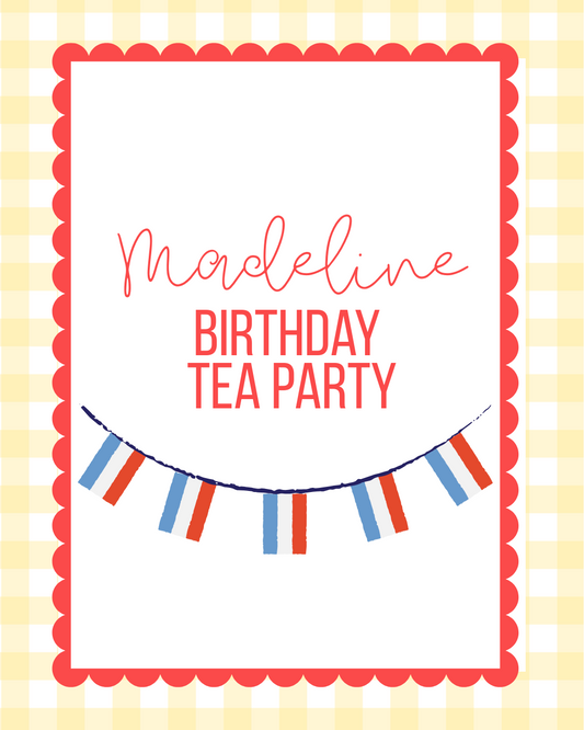 Madeline Birthday Tea Party Links